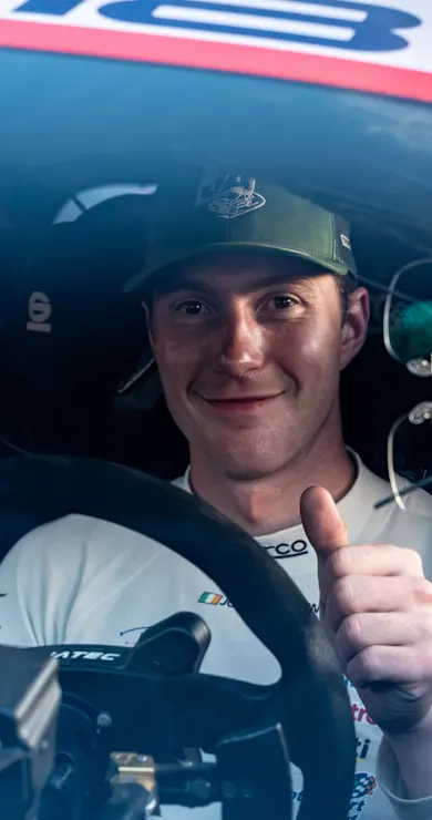 Carousel Slide Image of Onboard of the Rally: Armstrongs helmet camera on SS14 | Rally Italia Sardegna 2026