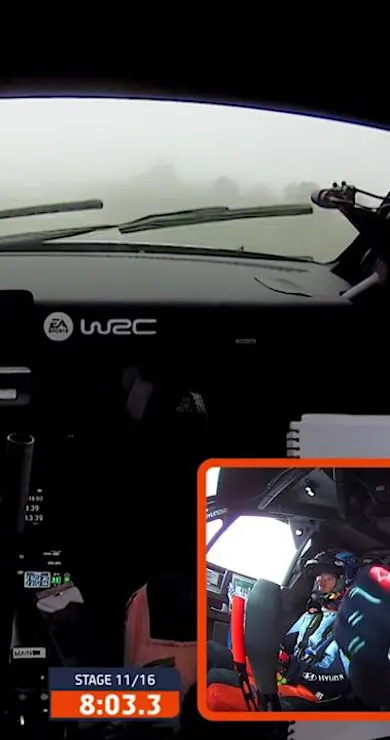 Carousel Slide Image of Onboard of the Rally: Neuville SS11 | Rally Chile Bio Bío 2024