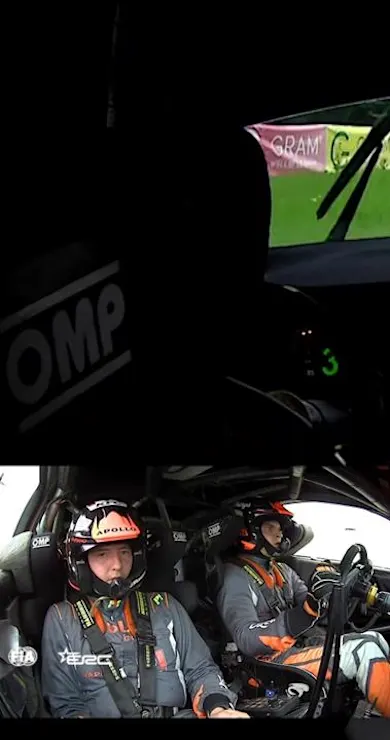 Carousel Slide Image of Onboard of the Rally: Linnamäe SS14 | Delfi Rally Estonia 2024