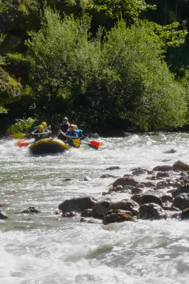 Carousel Slide Image of Rafting auf der Salza