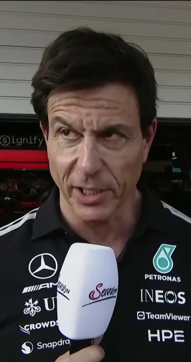 Carousel Slide Image of Toto Wolff: "Kimi wollte heute zu viel"