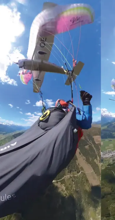 Carousel Slide Image of Paragleiter-Unfall: Pilot angezeigt
