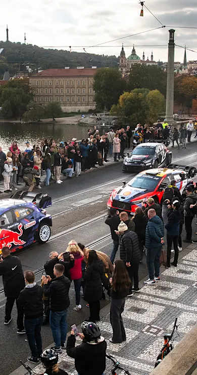 Carousel Slide Image of The teams meet up in Prague ahead of CER | Central European Rally 2025