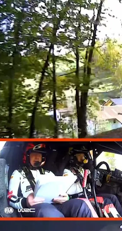 Carousel Slide Image of Onboard of the Rally: Katsuta SS 18 | Central European Rally 2024