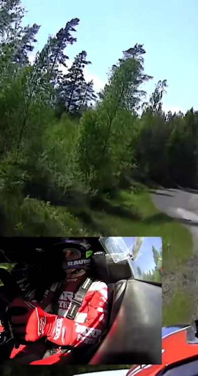 Carousel Slide Image of Onboard of the Rally: Korhonen SS17 | BAUHAUS Royal Rally of Scandinavia 2025