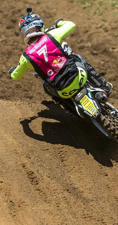 Carousel Slide Image of The motocross rider