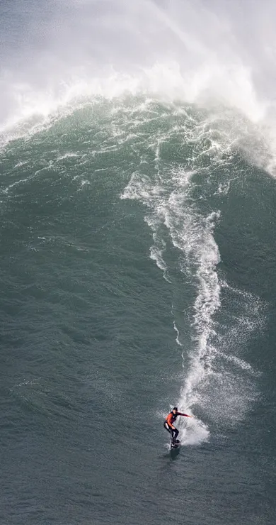 Carousel Slide Image of Nazaré reaches massive new heights