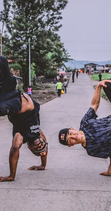 Carousel Slide Image of Junior introduces Shigekix to the city of Goma