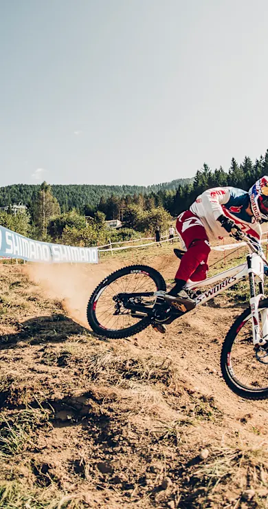 Carousel Slide Image of Caindo por cima do guidão