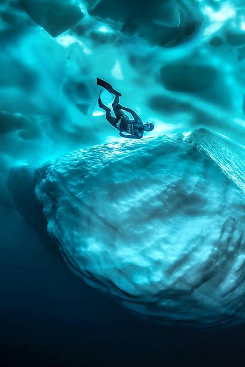 Anna von Boetticher: freediving in Greenland