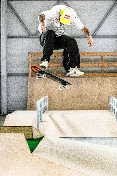 Carousel Slide Image of Inside Gustavo Ribeiro's skatepark