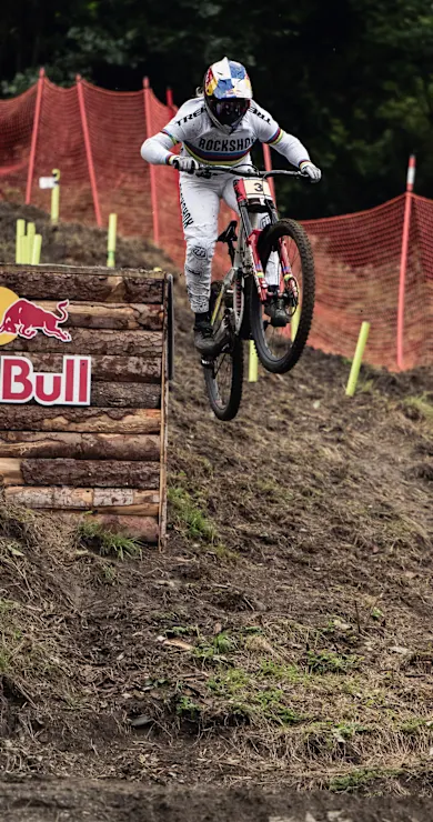 Carousel Slide Image of Downhill antics from Loudenvielle