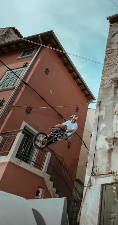 Carousel Slide Image of Creative BMX through the streets of Croatia