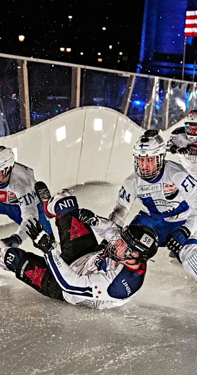 Carousel Slide Image of The fastest sport on skates