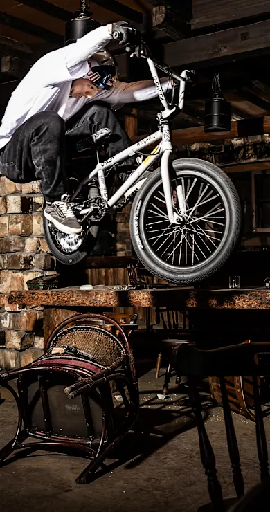 Carousel Slide Image of BMX paradise at an abandoned village in Japan
