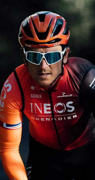 Carousel Slide Image of Geraint Thomas on winning and surviving at the top