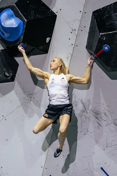 Carousel Slide Image of Janja Garnbret vs her 10th world title