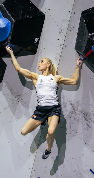 Carousel Slide Image of Janja Garnbret vs her 10th world title