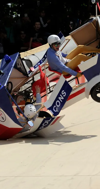 Carousel Slide Image of 2014's best crashes and smashes