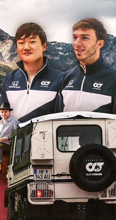 Carousel Slide Image of Red Bull Racing calienta motores en Austria