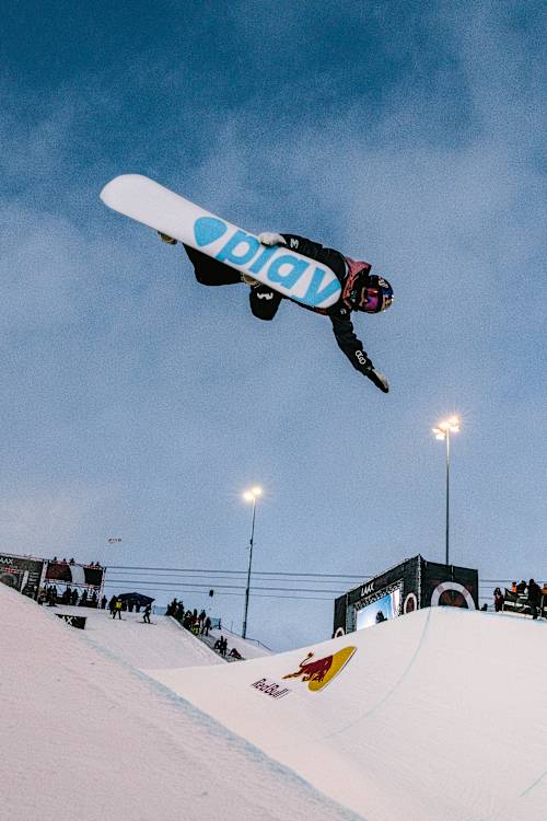 Women's and men's halfpipe