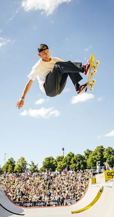 Carousel Slide Image of Men's skateboard final
