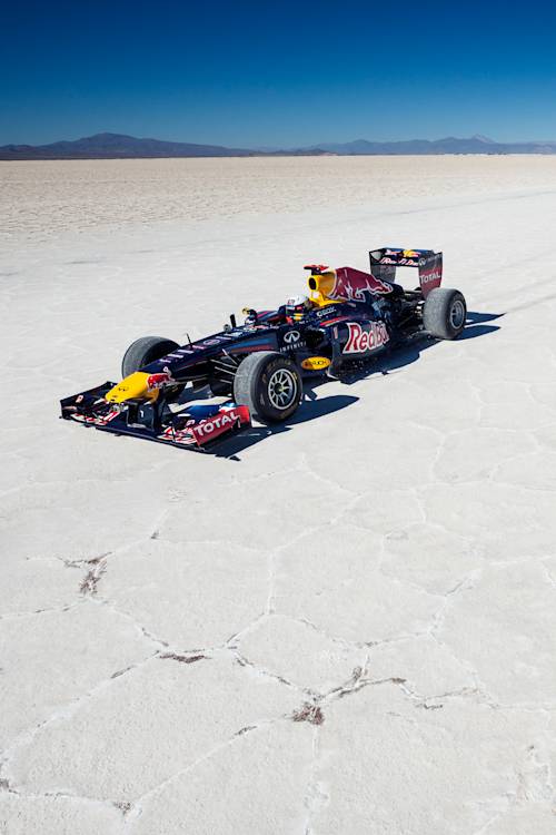 F1 Showrun salt challenge