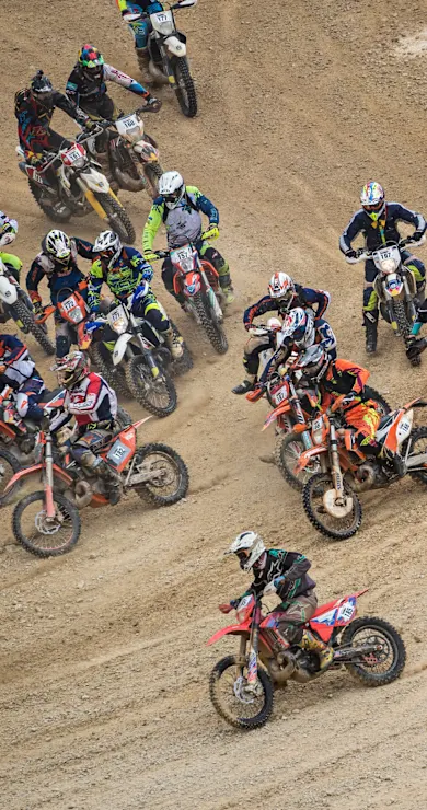 Carousel Slide Image of Recap the 2017 Red Bull Hare Scramble action
