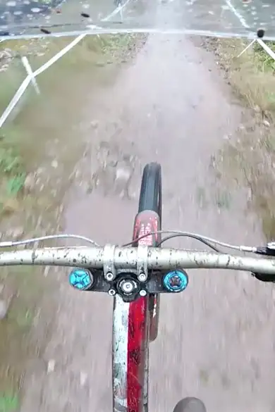 Carousel Slide Image of Gee Atherton POV from La Bresse
