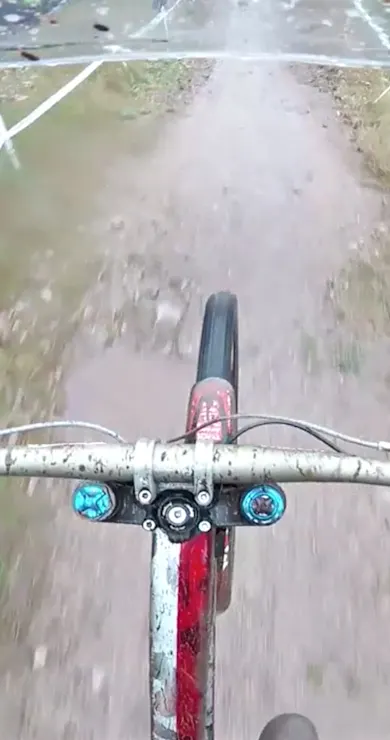 Carousel Slide Image of Gee Atherton POV from La Bresse