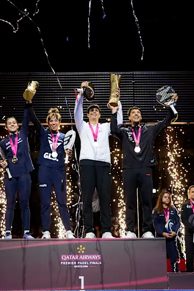 Carousel Slide Image of Premier Padel 2025 Finals Barcelona highlights