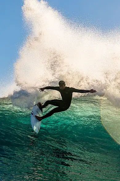 Carousel Slide Image of Kanoa surfs Jeffreys Bay