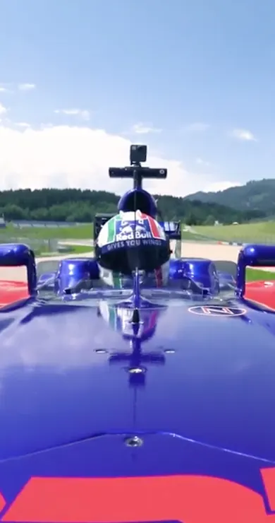 Carousel Slide Image of Tony Cairoli test drives F1