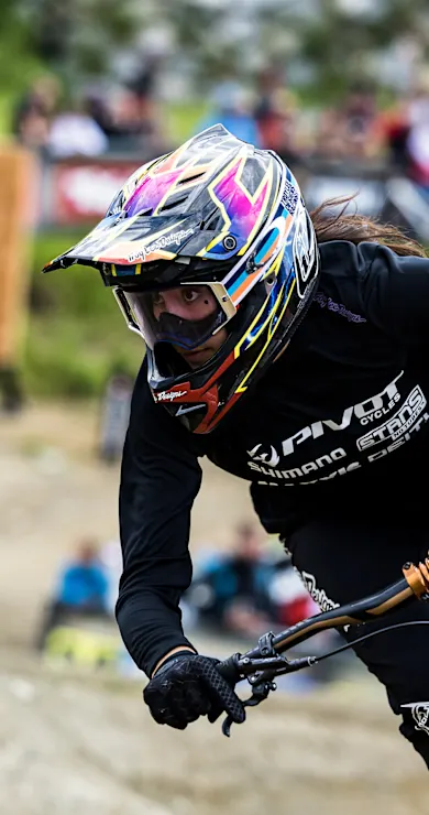 Carousel Slide Image of Women's Pump Track final – Whistler
