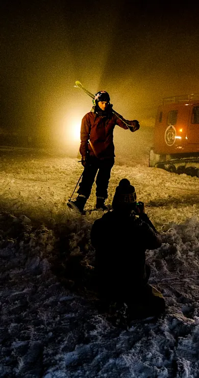 Carousel Slide Image of Time Drop – behind the re-creation