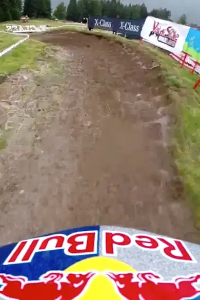Carousel Slide Image of Val di Sole DH qualifying run
