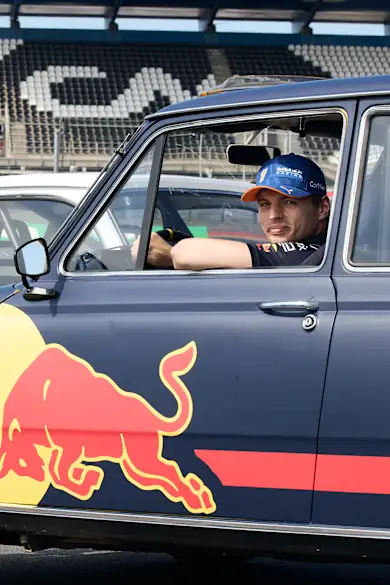 Carousel Slide Image of Verstappen vs Tsunoda reverse race