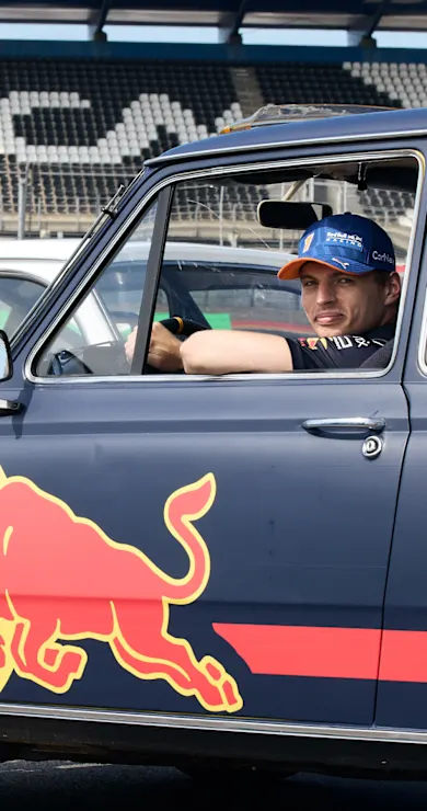 Carousel Slide Image of Verstappen vs Tsunoda reverse race