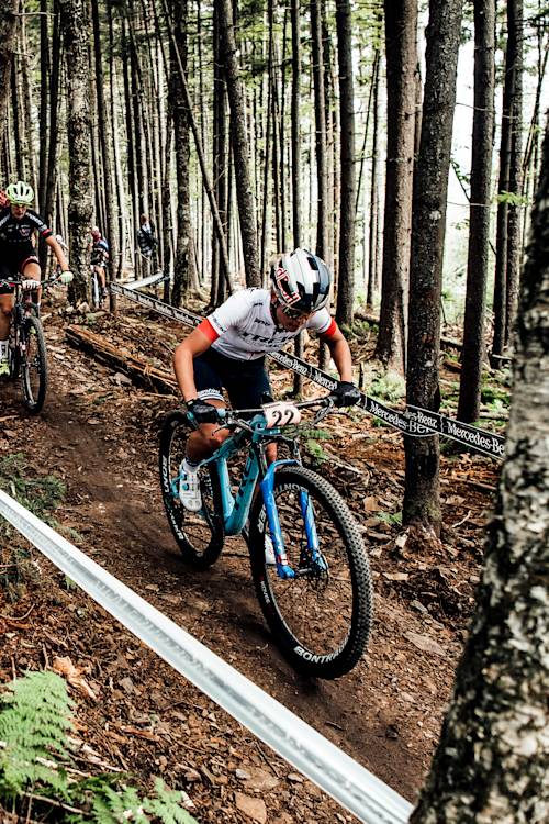 Leogang XCO course preview with Emily Batty