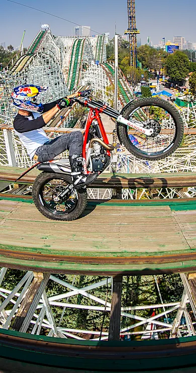 Carousel Slide Image of Motorcycle roller coaster ride
