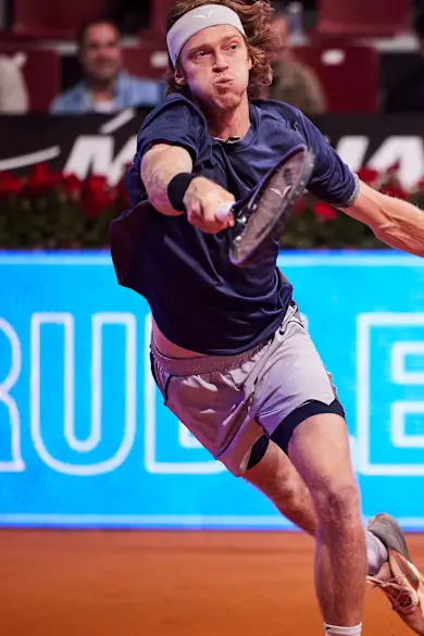 Carousel Slide Image of How Casper Ruud and Andrey Rublev battled for the win