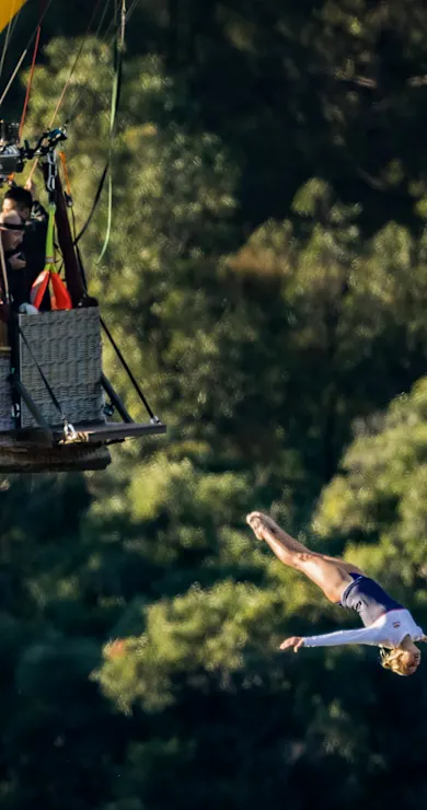 Carousel Slide Image of Balloon dive with Rhiannan Iffland