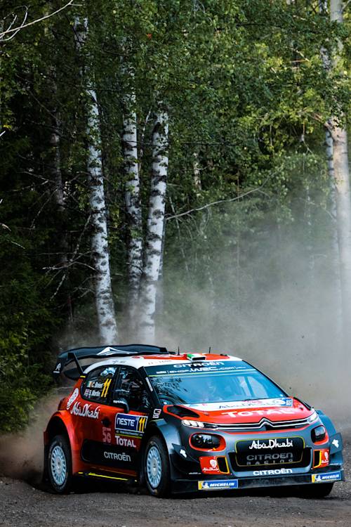 Ott Tänak's shakedown at Rally Finland