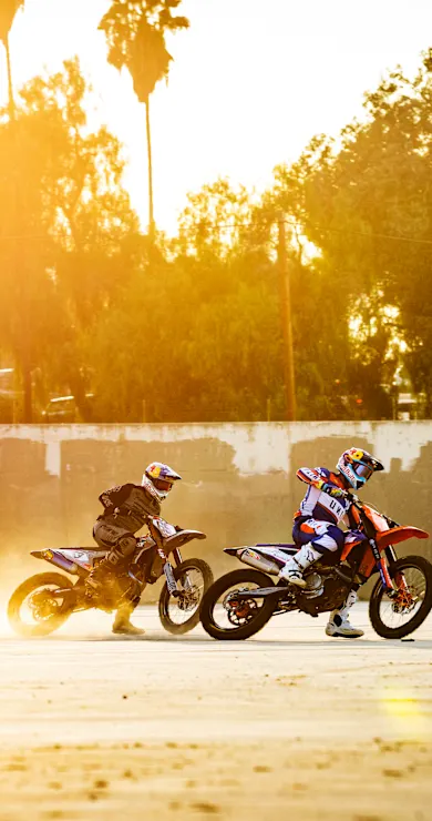 Carousel Slide Image of Robbie Maddison and Tyler Bereman in Los Angeles