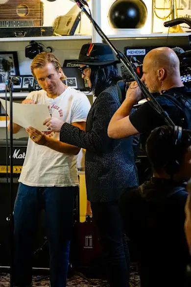Carousel Slide Image of Backstage with AWOLNATION