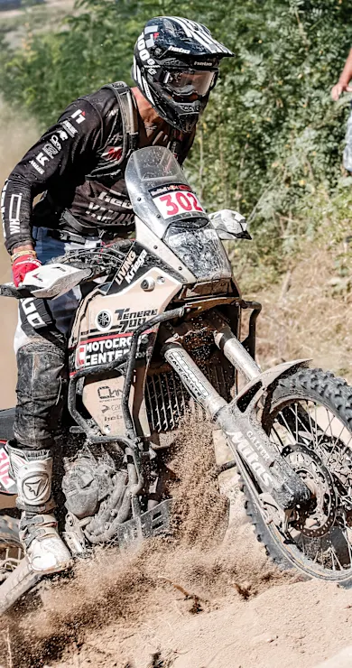 Carousel Slide Image of Pol Tarrés tackles Red Bull Romaniacs on a Ténéré 700