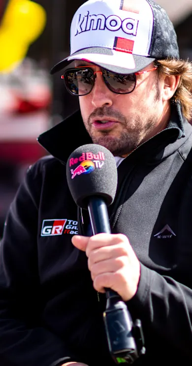 Carousel Slide Image of Pit chat with Toyota Gazoo Racing