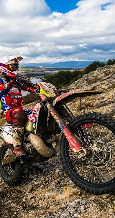 Carousel Slide Image of Mario Roman's 3rd place POV – Red Bull Romaniacs