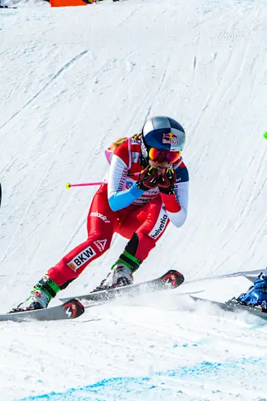 Carousel Slide Image of Relive the Red Bull SuperSkicross action
